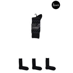 Emporio Armani Underwear Black Cotton Sock -  Men´s Socks -  Emporio Armani Underwear.