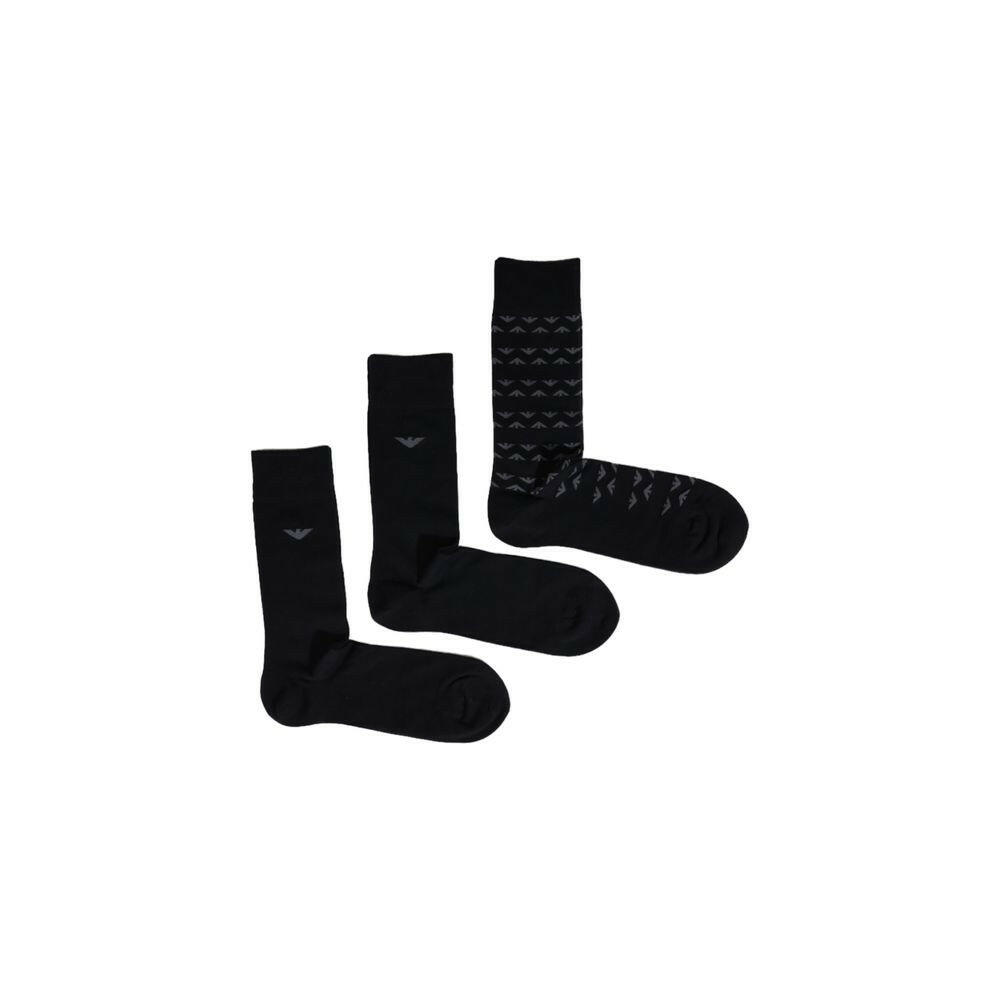 Emporio Armani Underwear Black Cotton Sock -  Men´s Socks -  Emporio Armani Underwear.