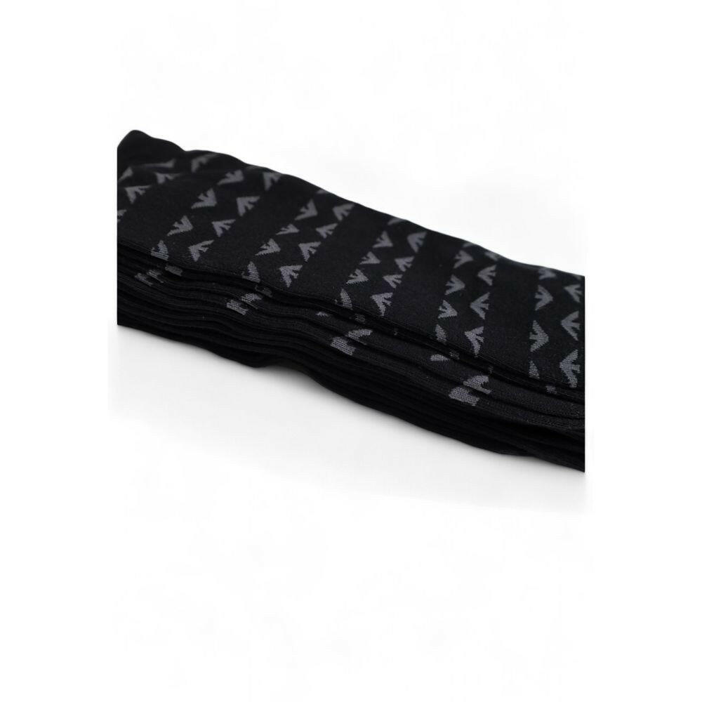 Emporio Armani Underwear Black Cotton Sock -  Men´s Socks -  Emporio Armani Underwear.
