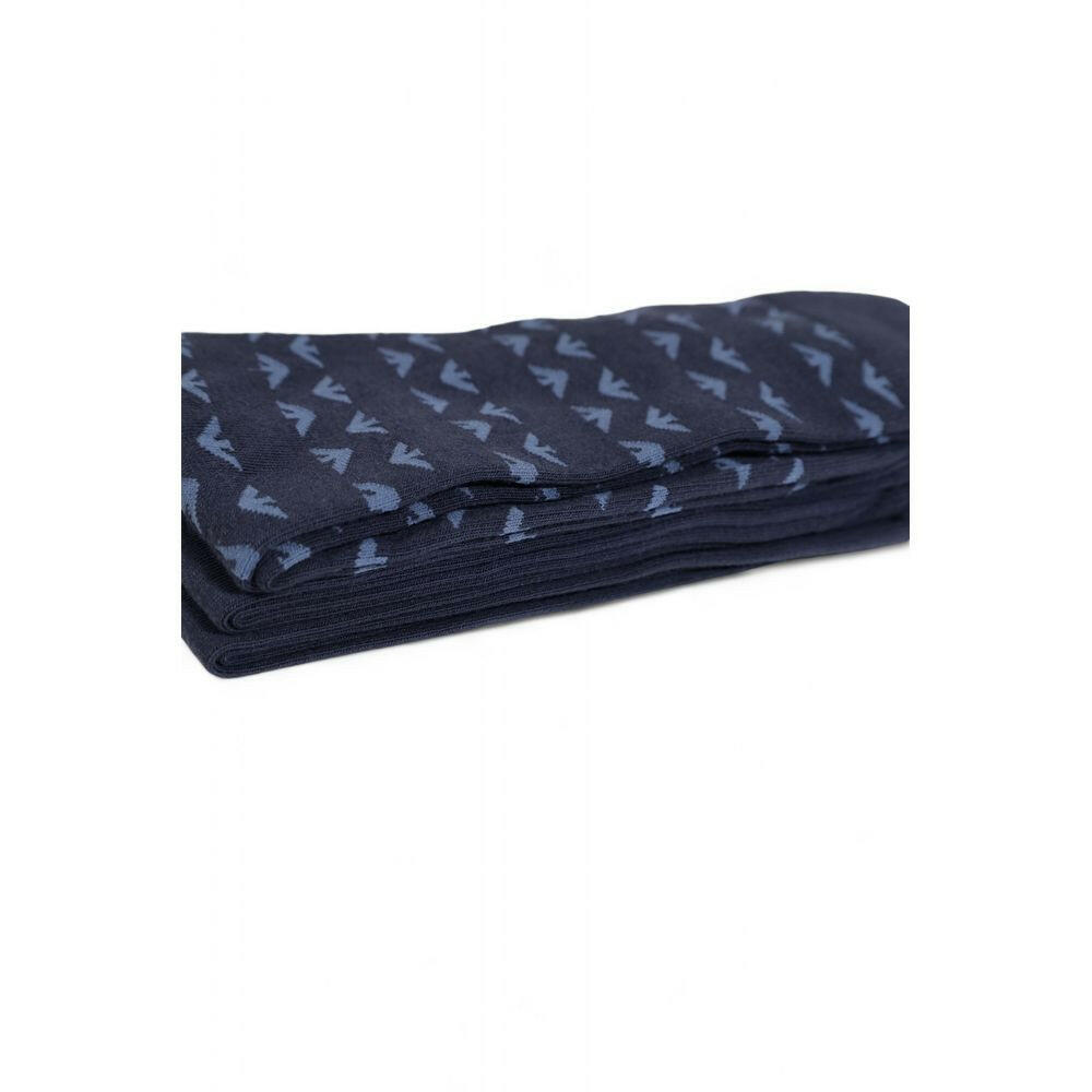 Emporio Armani Underwear Blue Cotton Sock -  Men´s Socks -  Emporio Armani Underwear.