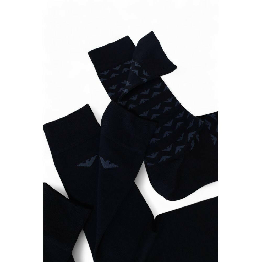 Emporio Armani Underwear Blue Cotton Sock -  Men´s Socks -  Emporio Armani Underwear.