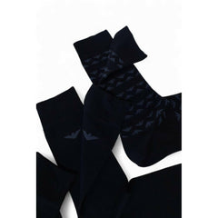 Emporio Armani Underwear Blue Cotton Sock -  Men´s Socks -  Emporio Armani Underwear.