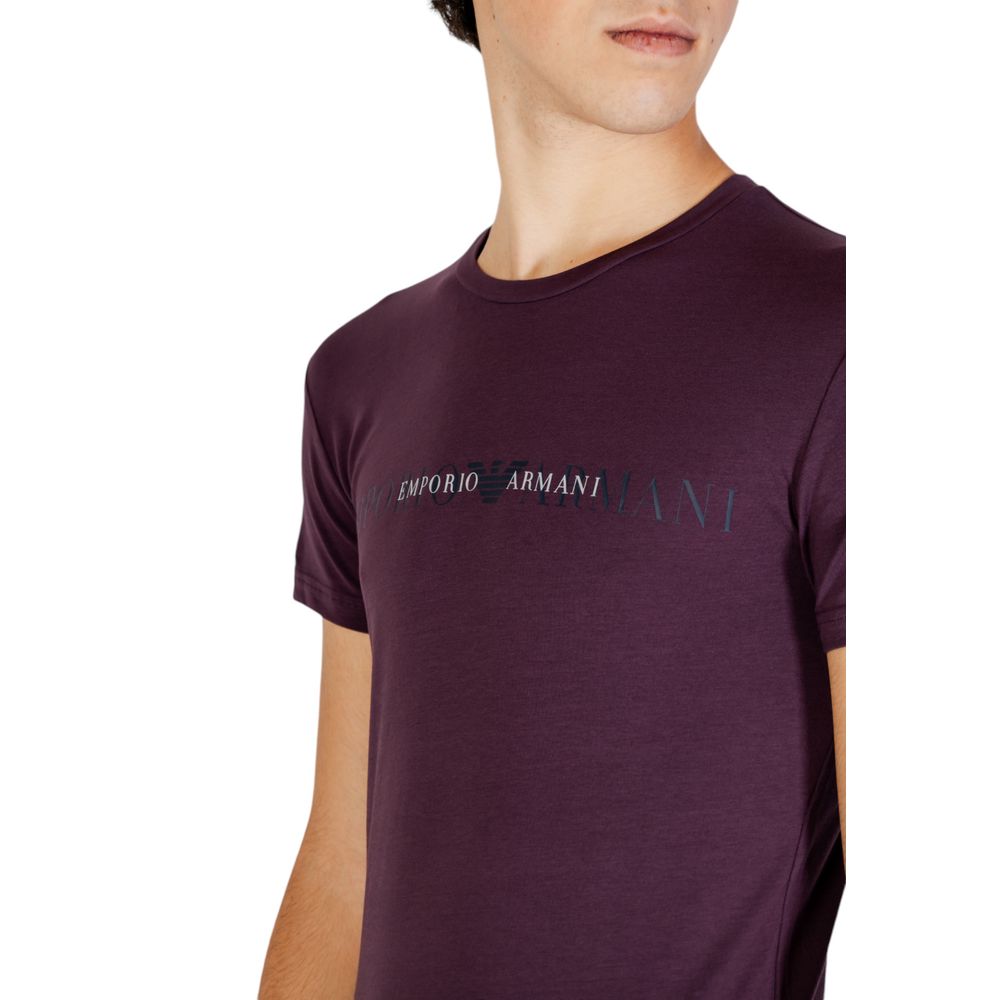 Emporio Armani Underwear Purple Cotton T-Shirt -   -  Emporio Armani Underwear.