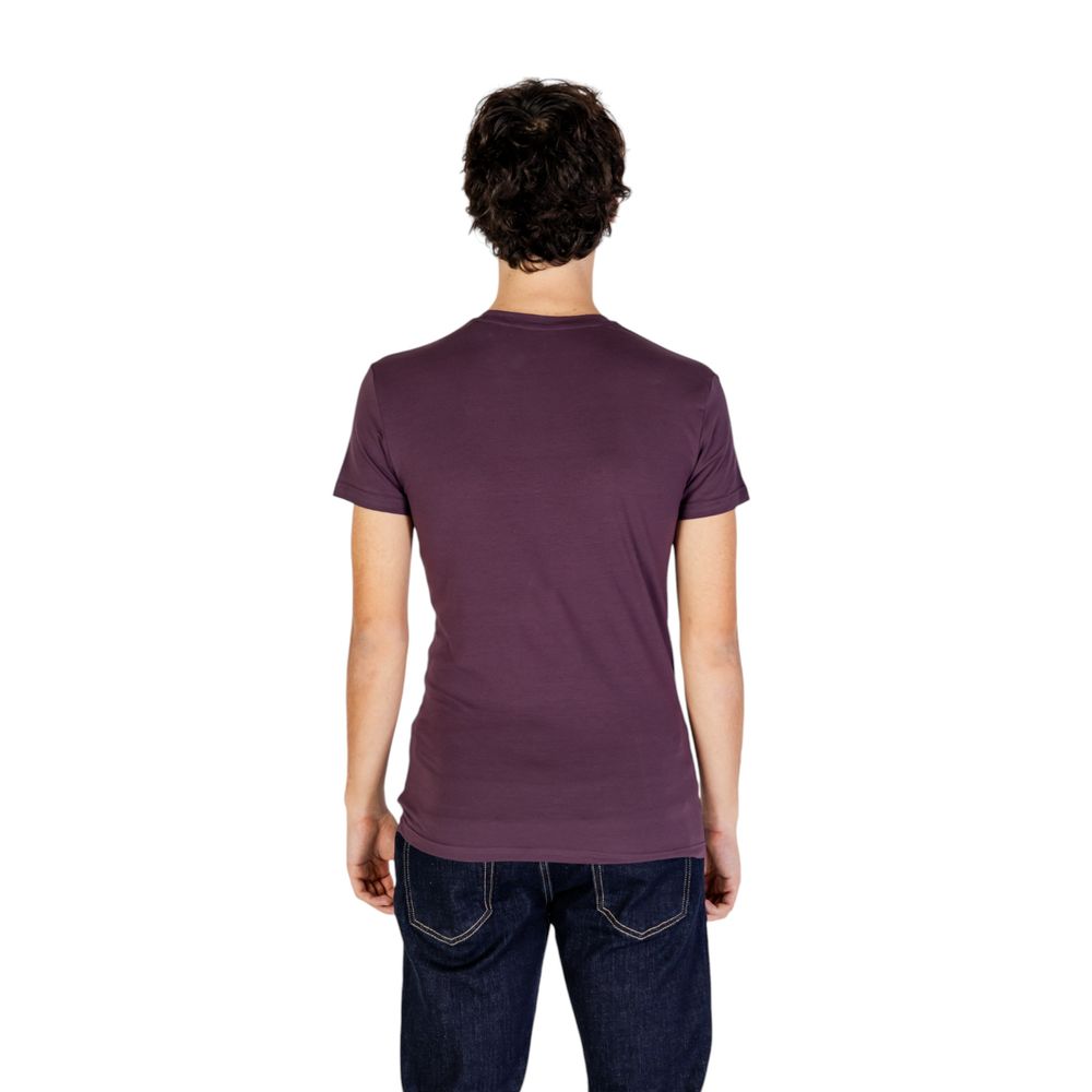 Emporio Armani Underwear Purple Cotton T-Shirt -   -  Emporio Armani Underwear.