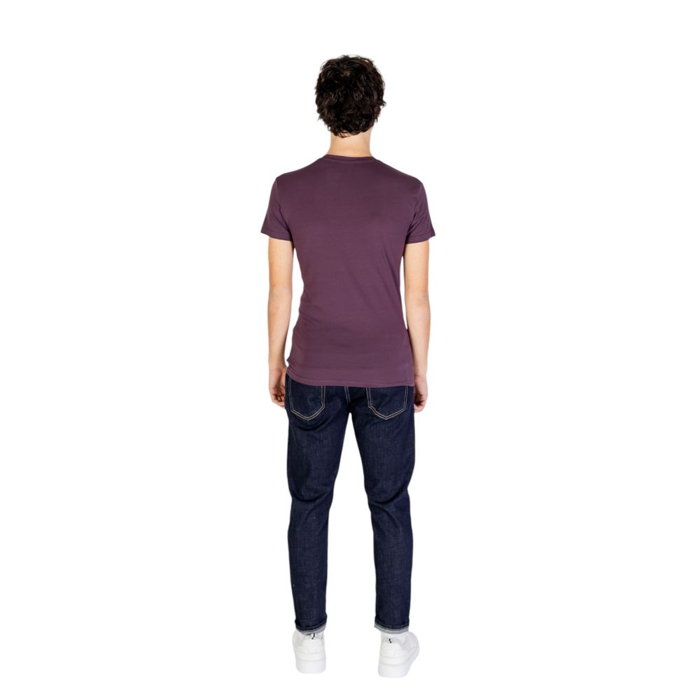 Emporio Armani Underwear Purple Cotton T-Shirt -   -  Emporio Armani Underwear.