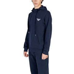 Emporio Armani Underwear Blue Cotton Hoody -   -  Emporio Armani Underwear.