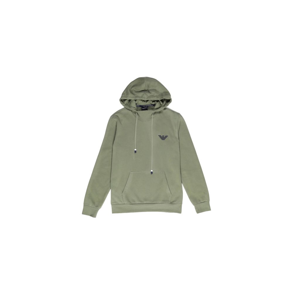 Emporio Armani Underwear Green Cotton Hoody -   -  Emporio Armani Underwear.