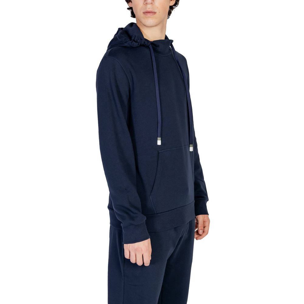 Emporio Armani Underwear Blue Cotton Hoody -   -  Emporio Armani Underwear.