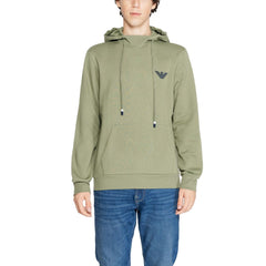 Emporio Armani Underwear Green Cotton Hoody -   -  Emporio Armani Underwear.