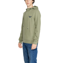 Emporio Armani Underwear Green Cotton Hoody -   -  Emporio Armani Underwear.