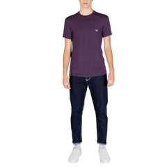 Emporio Armani Underwear Purple Modal T-Shirt -   -  Emporio Armani Underwear.