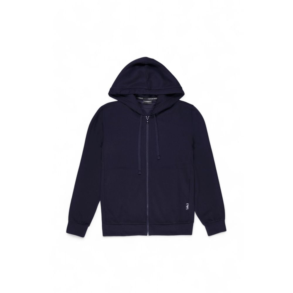 Emporio Armani Underwear Blue Polyester Hoody -   -  Emporio Armani Underwear.