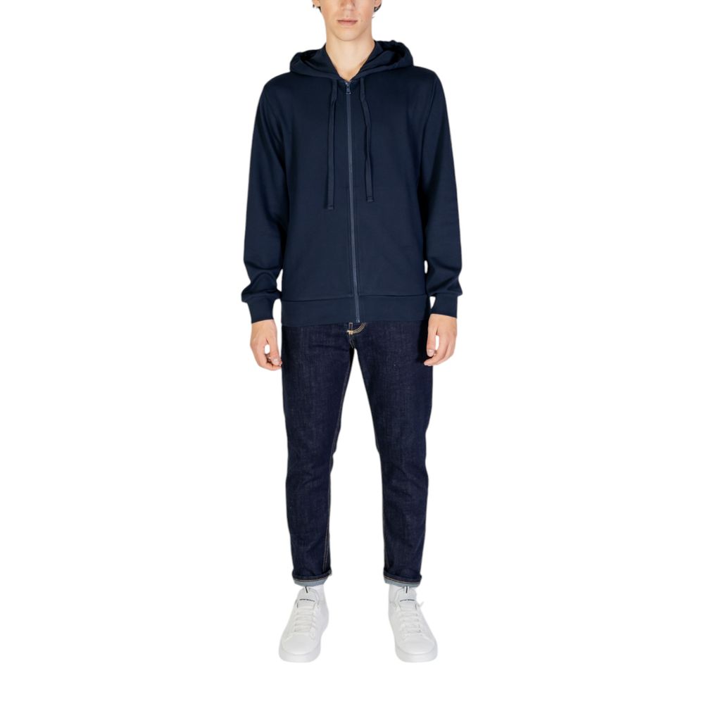 Emporio Armani Underwear Blue Polyester Hoody -   -  Emporio Armani Underwear.