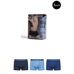 Emporio Armani Underwear Blue Cotton Underwear -   -  Emporio Armani Underwear.