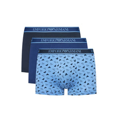 Emporio Armani Underwear Blue Cotton Underwear -   -  Emporio Armani Underwear.