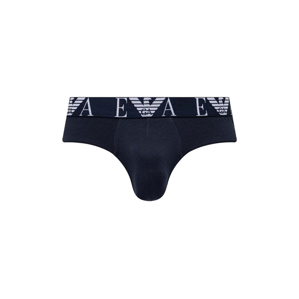 Emporio Armani Underwear Blue Cotton Underwear -   -  Emporio Armani Underwear.