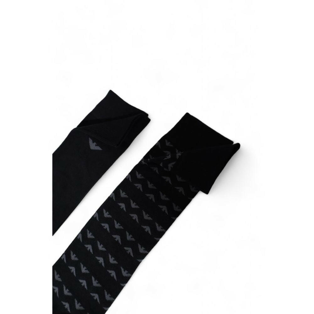 Emporio Armani Underwear Black Cotton Sock -  Men´s Socks -  Emporio Armani Underwear.