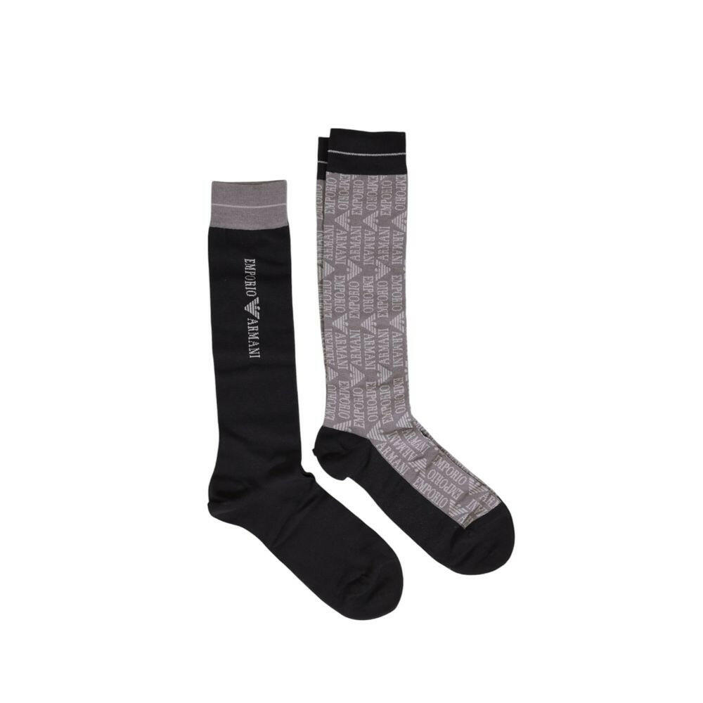 Emporio Armani Underwear Black Cotton Sock -  Men´s Socks -  Emporio Armani Underwear.