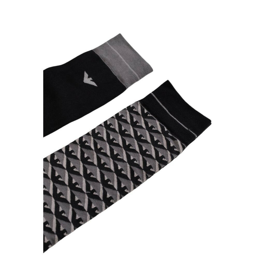 Emporio Armani Underwear Gray Cotton Sock -  Men´s Socks -  Emporio Armani Underwear.