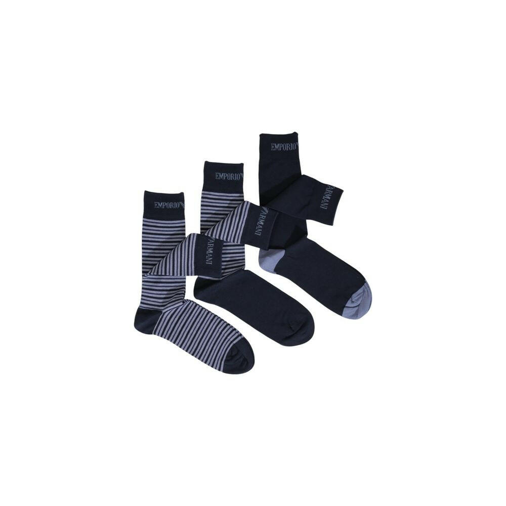 Emporio Armani Underwear Blue Cotton Sock -  Men´s Socks -  Emporio Armani Underwear.