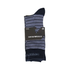 Emporio Armani Underwear Blue Cotton Sock -  Men´s Socks -  Emporio Armani Underwear.
