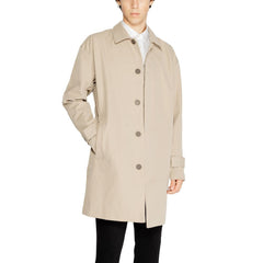 Only & Sons Beige Polyester Trench Coat -   -  Only & Sons.