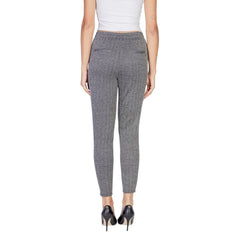 ICHI Black Polyester Skinny Pant -   -  ICHI.