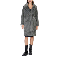 ICHI Black Polyester Jackets & Coat -   -  ICHI.