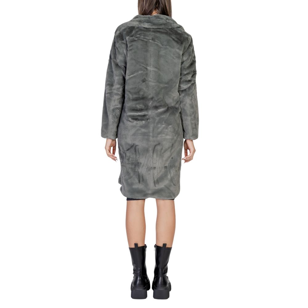 ICHI Black Polyester Jackets & Coat -   -  ICHI.