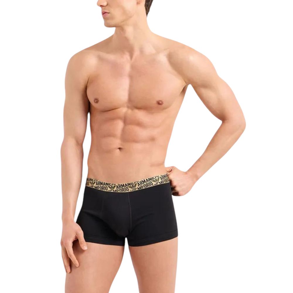 Emporio Armani Underwear Bicolor Cotton Boxer -   -  Emporio Armani Underwear.
