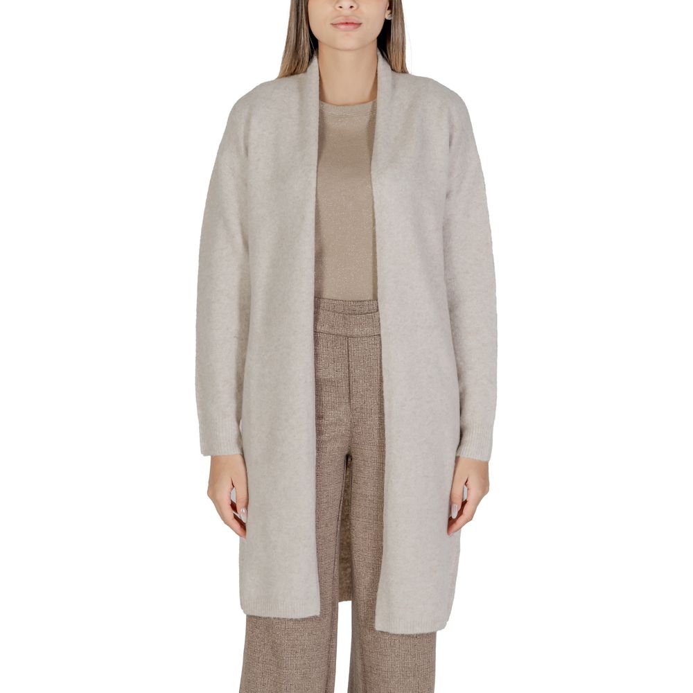Morgan De Toi Beige Polyester Cardigan -   -  Morgan De Toi.