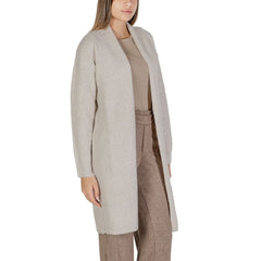 Morgan De Toi Beige Polyester Cardigan -   -  Morgan De Toi.
