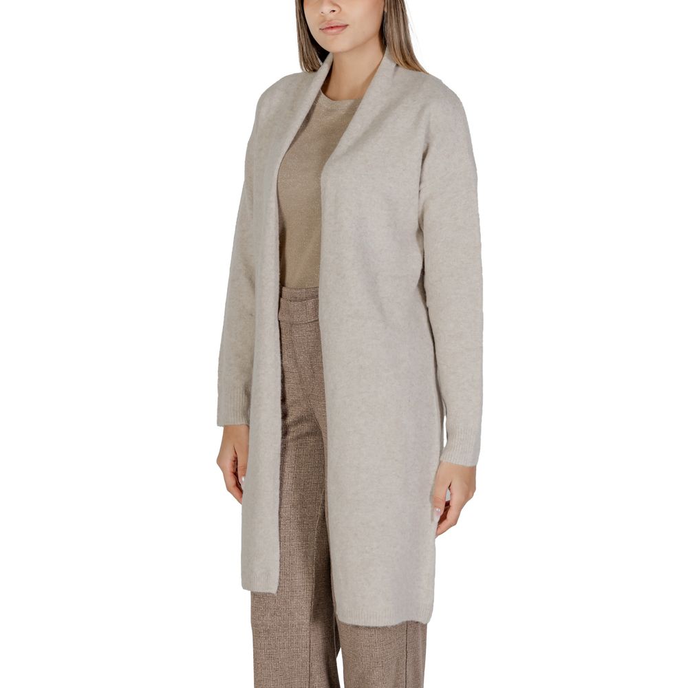 Morgan De Toi Beige Polyester Cardigan -   -  Morgan De Toi.