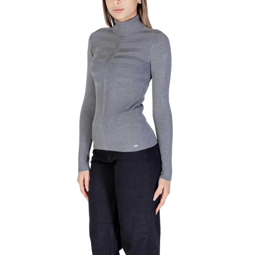 Morgan De Toi Gray Viscose Turtleneck -   -  Morgan De Toi.
