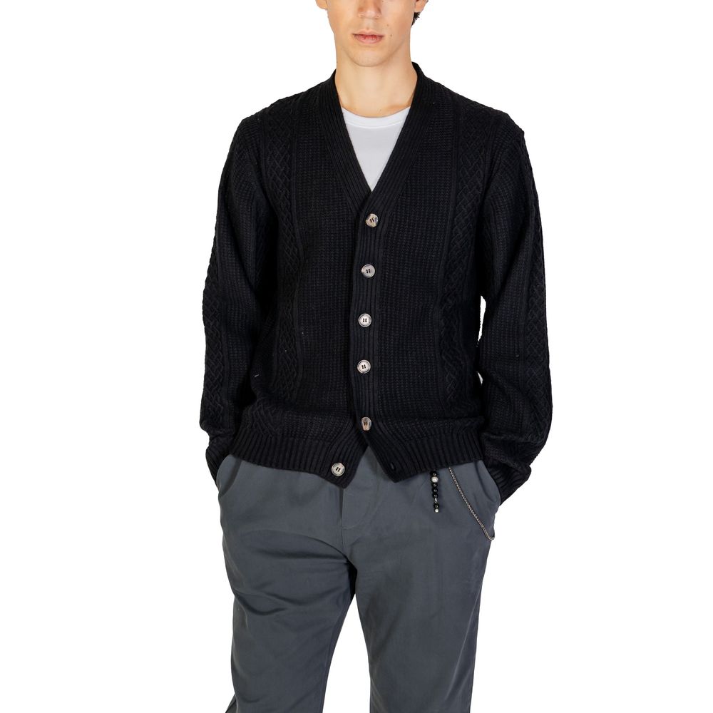 Hamaki-Ho Black Polyester Cardigan -   -  Hamaki-Ho.