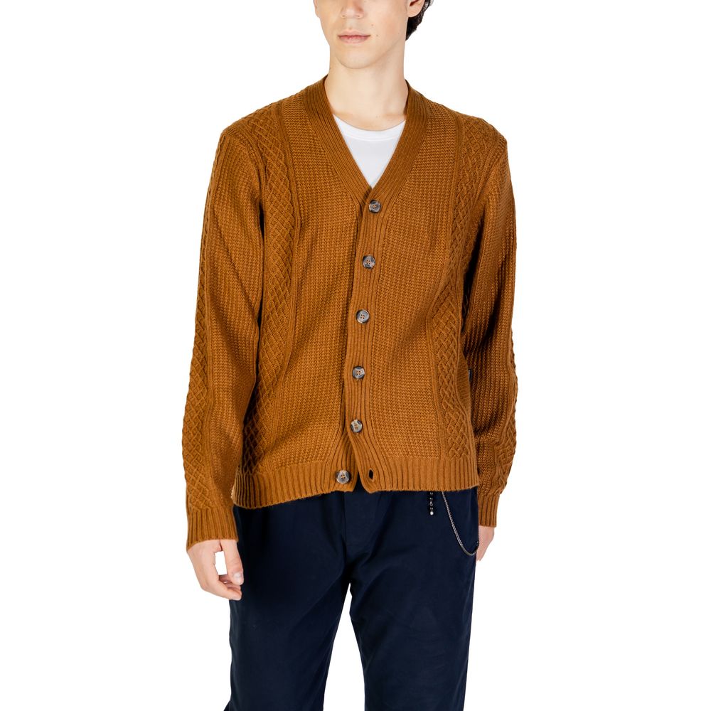 Hamaki-Ho Beige Polyester Cardigan -   -  Hamaki-Ho.
