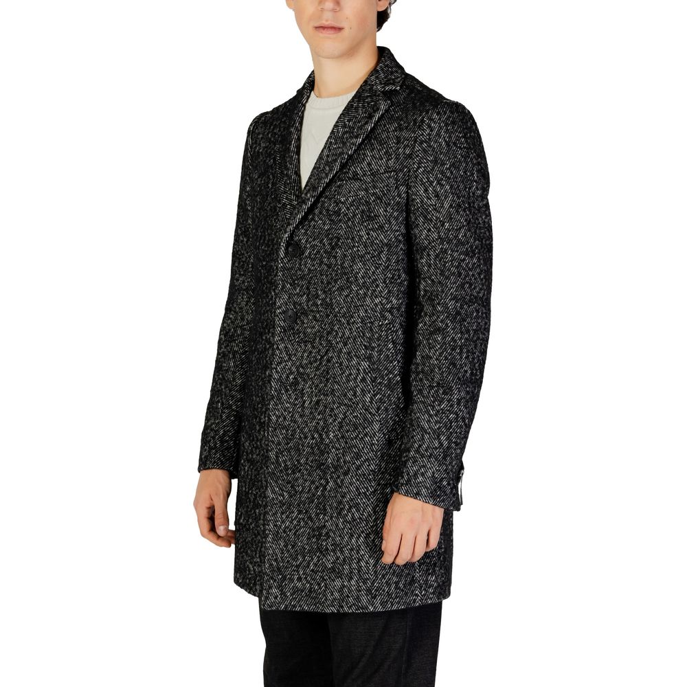 Hamaki-Ho Black Polyester Coat -   -  Hamaki-Ho.