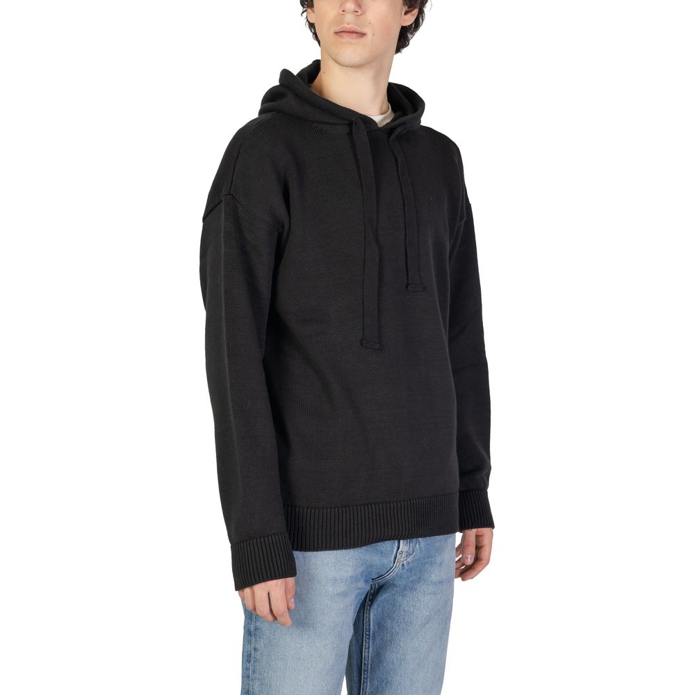Underclub Black Cotton Sweater -   -  Underclub.