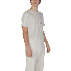 Underclub Cream Cotton T-Shirt -   -  Underclub.