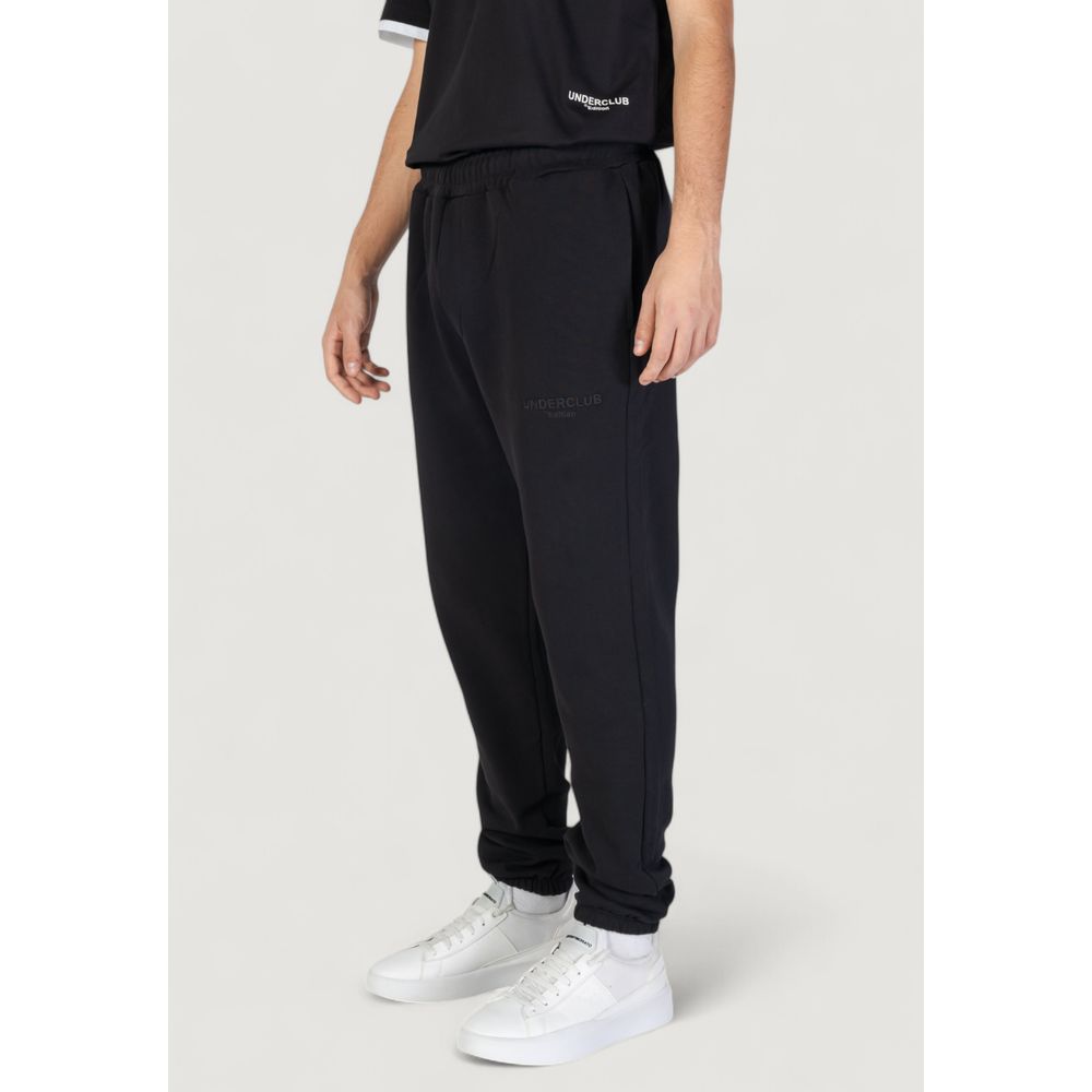 Underclub Black Cotton Joggers Workout Pant -   -  Underclub.