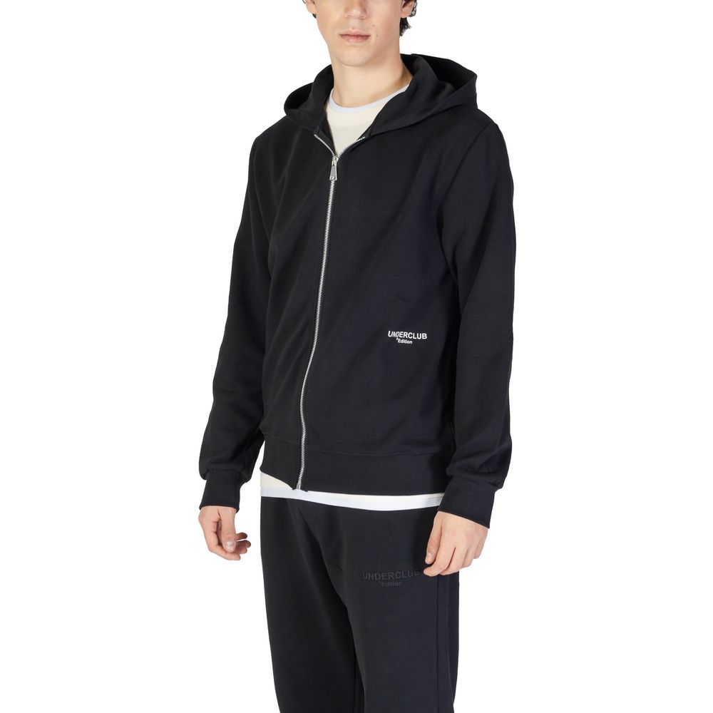 Underclub Black Cotton Hoody -   -  Underclub.