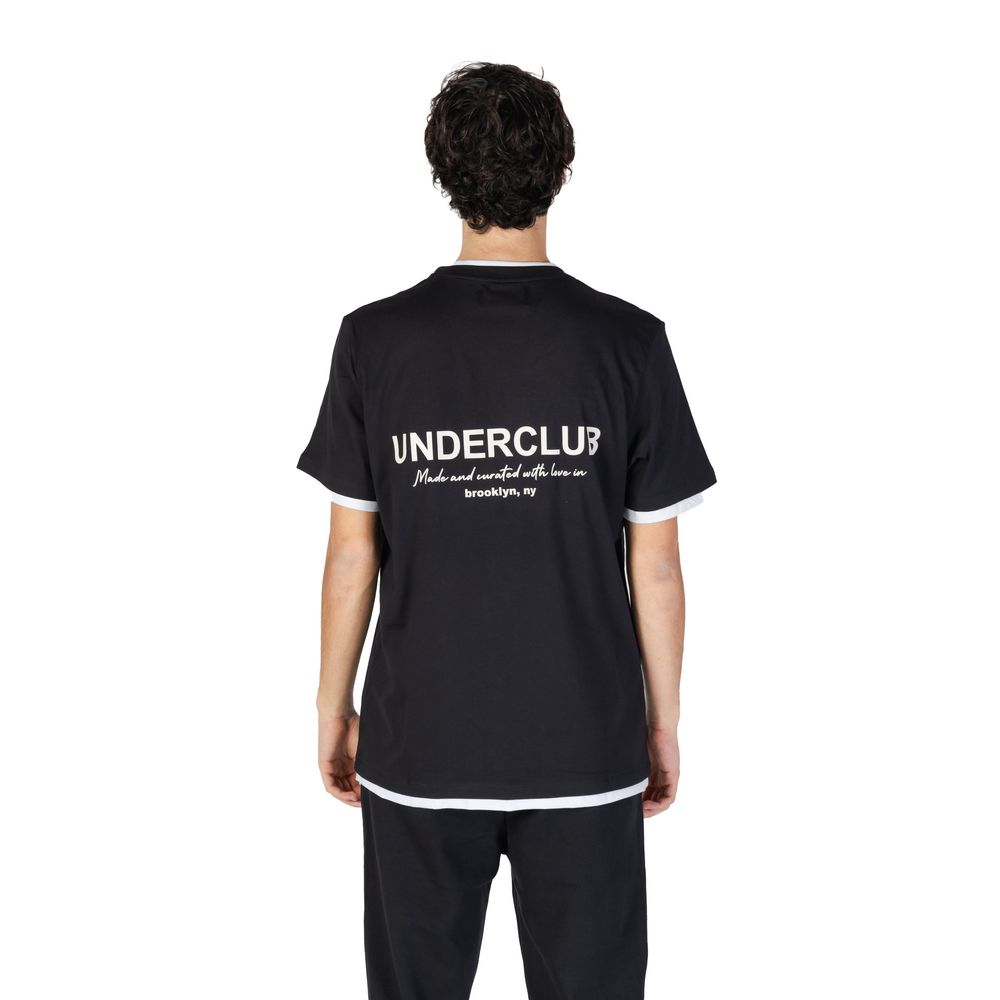 Underclub Black Cotton T-Shirt -   -  Underclub.
