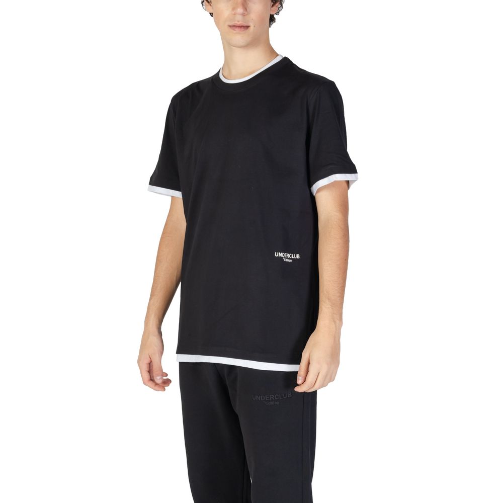 Underclub Black Cotton T-Shirt -   -  Underclub.