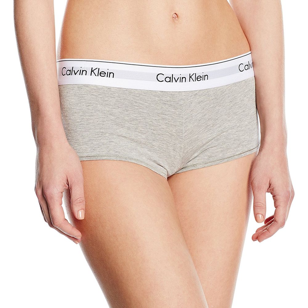 Calvin Klein Underwear Gray Cotton Panty -   -  Calvin Klein Underwear.