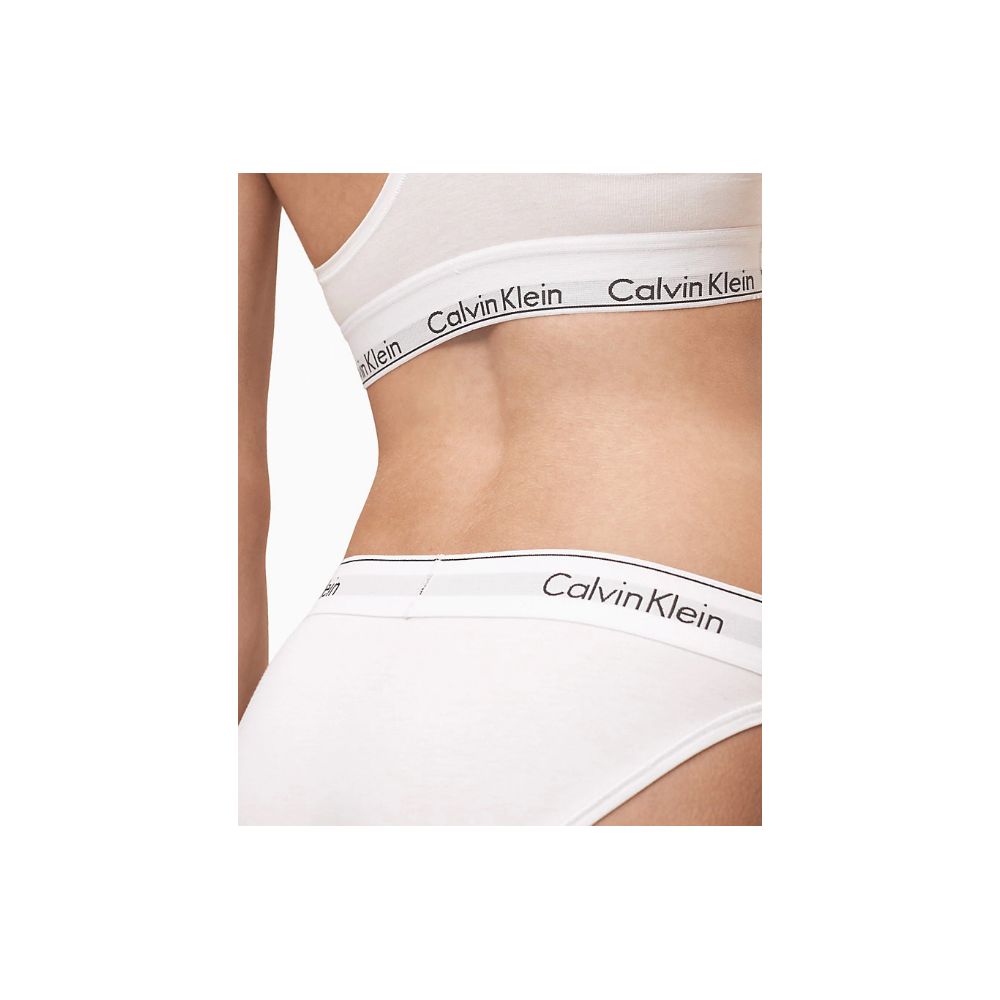 Calvin Klein Underwear White Cotton Panty -   -  Calvin Klein Underwear.