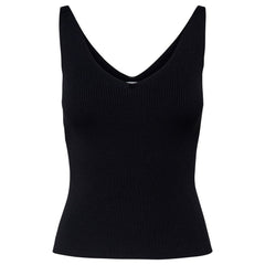 Jacqueline De Yong Black Viscose Tank Top -   -  Jacqueline De Yong.