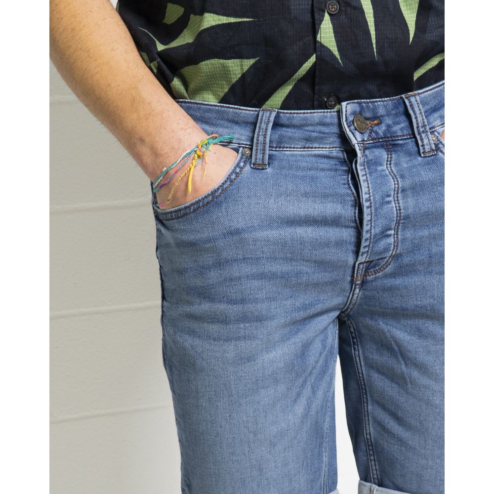Only & Sons Blue Cotton Short -   -  Only & Sons.