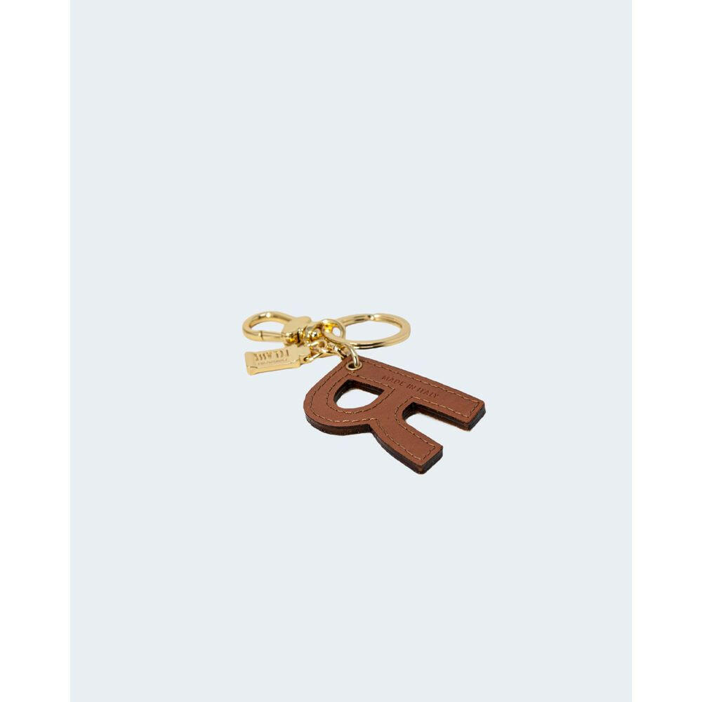 Alviero Martini Prima Classe Beige Leather Keychain -   -  Alviero Martini Prima Classe.