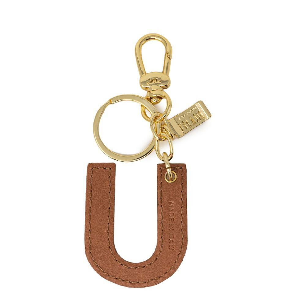 Alviero Martini Prima Classe Beige Leather Keychain -   -  Alviero Martini Prima Classe.