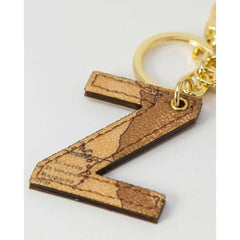 Alviero Martini Prima Classe Beige Leather Keychain -   -  Alviero Martini Prima Classe.